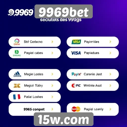Métodos de pagamento aceitos pelo 9969bet